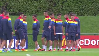 تمرین رومانیا در لیون