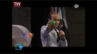 قرعه کشی عجیب و خنده دار هوم کر در برج میلاد-حسن ریوندی