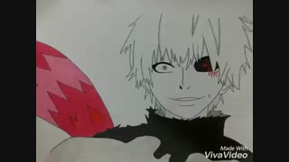 نقاشی من از کانکی کن ( Tokyo ghoul )