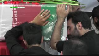 تشییع پیکر شهید مدافع حرم مهدی بیدی