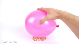 آزمایشات جالب با بادکنک