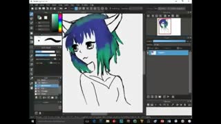 نقاشی انیمه ای دختر گربه ای خیلی نازه