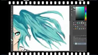 نقاشی کامپیوتری معروف ترین شخصیت انیمه ای هاتسونه میکو (hatsune miku)