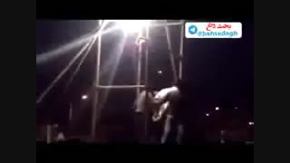 اعدام رضا قرایی یکی از قویترین مرد های ایران