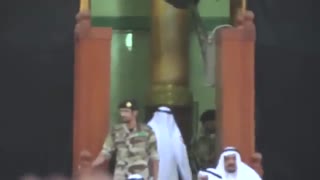 لحظه باز شدن در کعبه-مسجدالحرام مکه