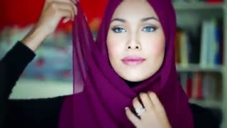 مدل بستن شال 2