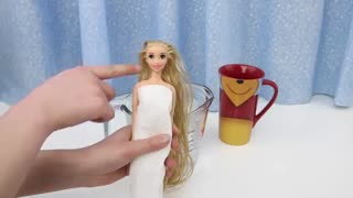 چگونه موهای باربی را ترمیم کنیم.