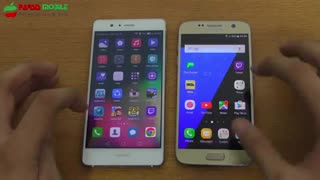 بررسی تست سرعت Huawei P9 Lite Vs Galaxy s7