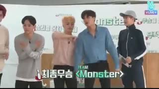 شیو و کای با اهنگ مانستر میرقصن و بک هنوز داره حرف میزنه -_-