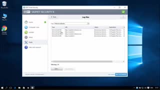 آموزش ESET Smart Security 9 بخش گزارش ها Log Files