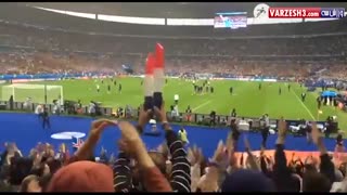 تشویق خاص ایسلندی ها از نگاه تماشاگران