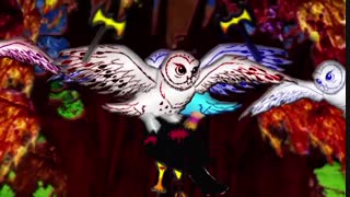 انیمیشنی کوتاه در رابطه با افسانه دشمنی کلاغها و جغدها