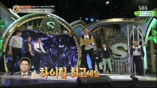 وقتی V با کفش های پاشنه بلند I Need U