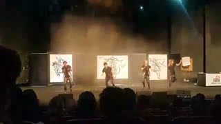 جشنواره یکدلی ایران و کره در برج میلاد 3(منبع:کانال آیه جان در تلگرام)