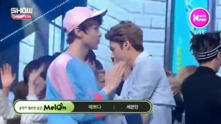 عکس العمل سونتین به اولین بردشون (آی جیگرم کباب شد هقق)SEVENTEEN 1ST WIN