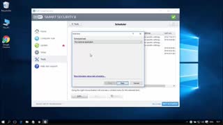 آموزش ESET Smart Security 11 بخش عملیات زمان بندی شده