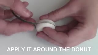 ساخت پلاک گردنبند به شکل دونات با خمیر فیمو