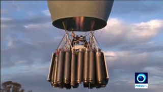 سفر پیرمرد روس با بالون؛ دور دنیا در کمتر از 13 روز