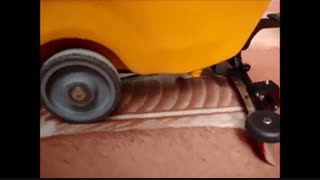 زمین شور صنعتی , کفشو زمین , اسکرابر کف شور دستی