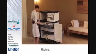 ترولی- ترولی مخصوص نظافت-ترولی هتل و بیمارستان