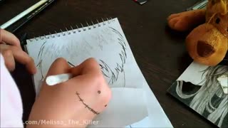 نقاشی فوق العاده از ال تو انیمه دفترچه مرگ