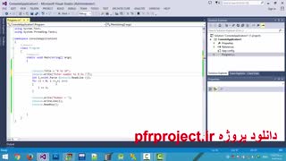 دانلود فیلم آموزشی سی شارپ بخش سوم آموزش دانود از سایت pfrproject.ir