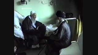 دیدار رهبر انقلاب با مرحوم آیتالله بهاءالدینی