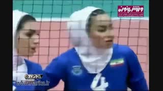 معروف والیبال زنان - شبنم علیخانی(پنجه طلا)