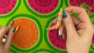 آموزش ساخت دستبند زیبای و متفاوت فانی بافت-sara