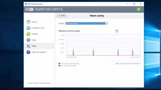 آموزش ESET Smart Security 14 بخش رصد فعالیت ها
