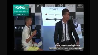 حمایت تمام قد کریس رونالدو از کودک ژاپنی