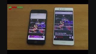تست سرعت Huawei p9 Lite -iPhone 6S - پارسیس موبایل