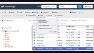 معرفی تمام قسمت های مدیریت فایل در file manager سی پنل