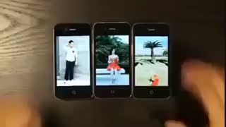 هنرنمایی جالب با گوشی های همراه