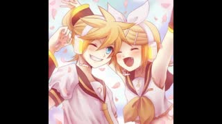 len and rin in red hiding hood