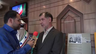 مصاحبه با آقای مهندس باهنر در بزرگداشت شهیدان باهنر و رجایی