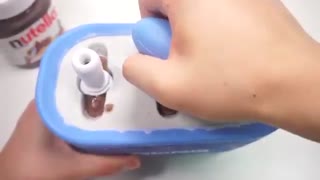 طرز تهیه بستنی نوتلایی nutella