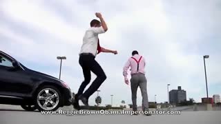 OBAMA در حال رقص خخخخخخخ