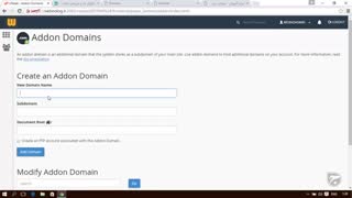 آموزش Cpanel - قسمت 23 Addon Domains