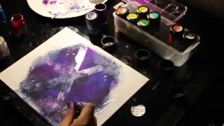 اموزش کشیدن لوگوی اکسو_طرح گلکسی