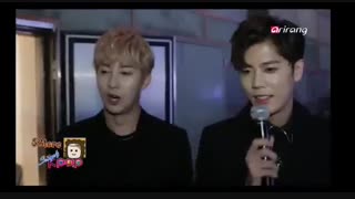 دابل اس در پشت صحنه simply kpop