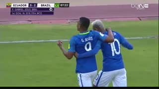 خلاصه بازی: اکوادور 0 - 3 برزیل