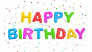 Happy birthday to you
