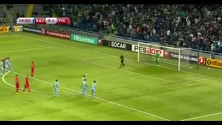 خلاصه بازی:  قزاقستان ۲-۲ لهستان