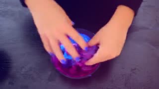 ساخت اسلایم گلکسی (نبینی از دستت رفته)