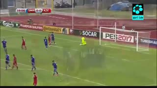 سن ماریو ۰-۱ آذربایجان