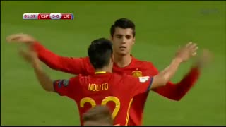 خلاصه بازی اسپانیا 8-0 لیختن اشتاین