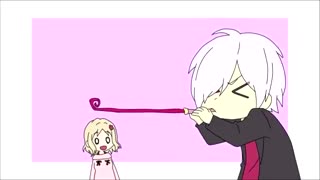 «【手描き】ユイがスバルを構いすぎる動画【ディアラヴァ】【DIABOLIK LOVERS】( Sub español)