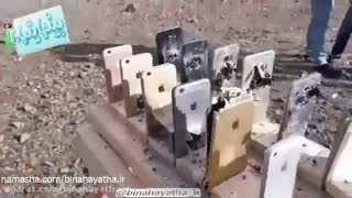 تست مقاومت: کدام (galaxy یا iphone) ضد گلوله تر است؟