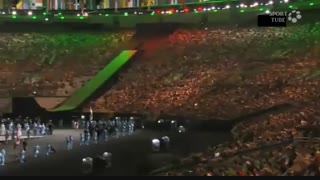 رژه کاروان پارا المپیک ایران در مراسم افتتاحیه